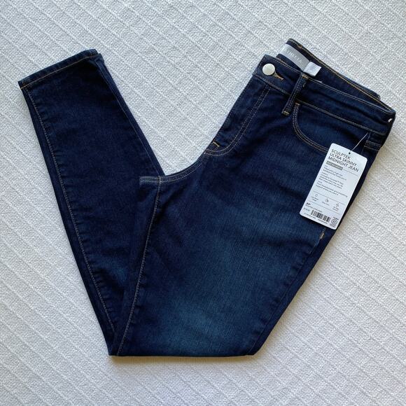 NWT Athleta Sculptek Ultra Skinny Jean High Rise Stretch Midnight Denim Size 8P - Picture 3 of 14